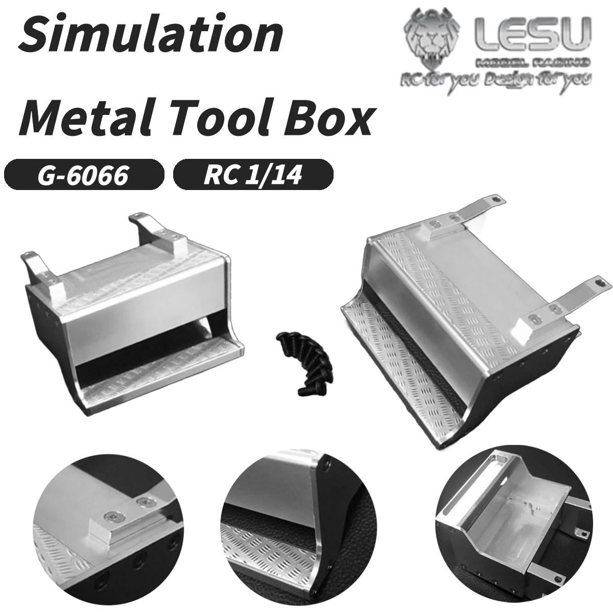 

LESU Моделирование Металлический Ящик Для Инструментов Педаль G-6066 для 1/14 Tamiya RC Трактор Грузовик King Hauler Globe Liner Запчасти Обновление Аксессуар Игрушка