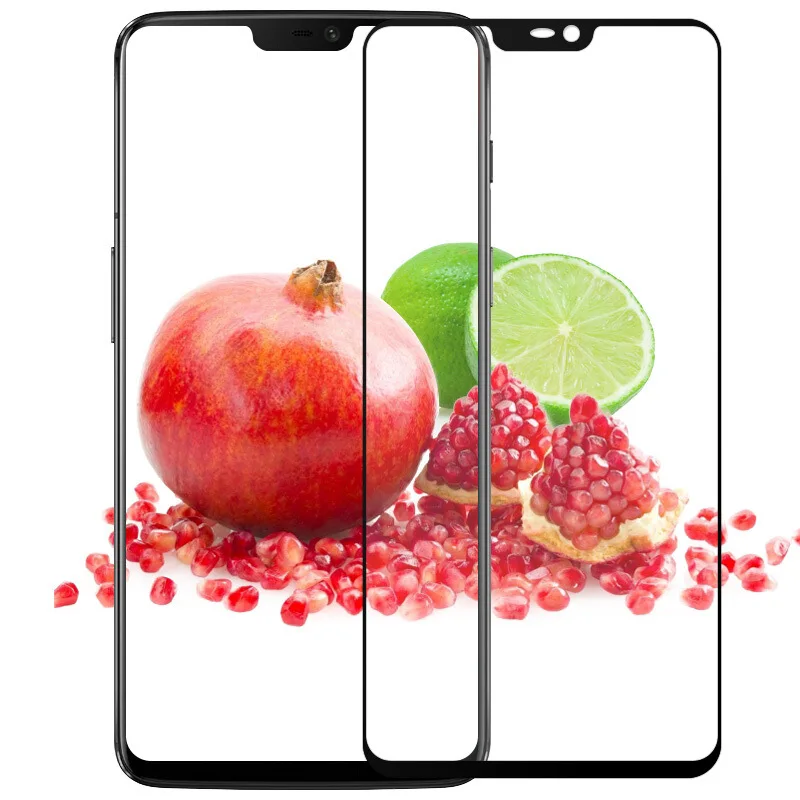 Película de vidro temperado para oneplus 6 a6003, película protetora completa para oneplus6 one plus 6 1 + 6 6.28 ", cobertura total