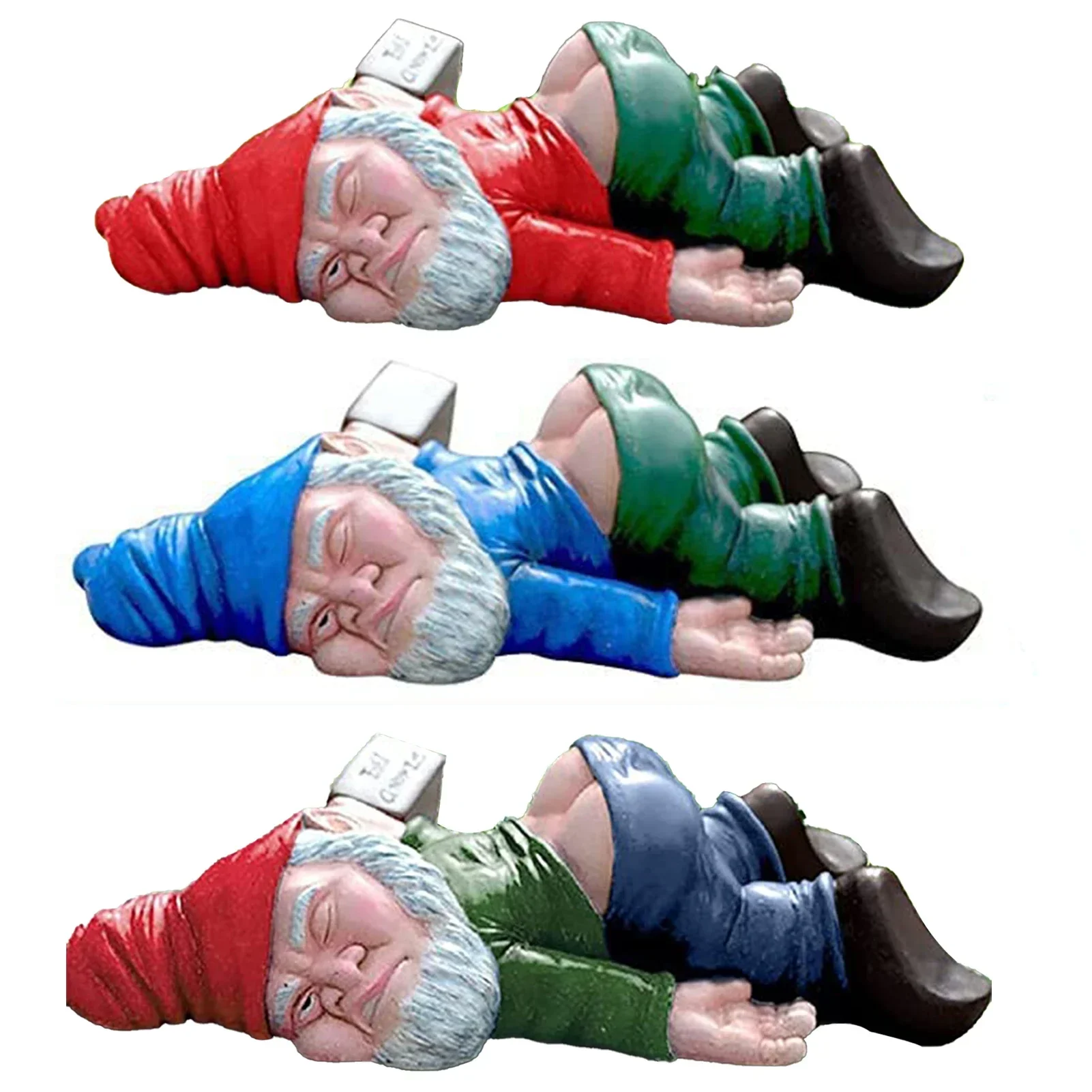 15 Cm Creative Funny Drunk Gnome Dwarf Statue Christmas Garden Dwarf Gnomes Statues Resin Decorations Christmas Table Ornament