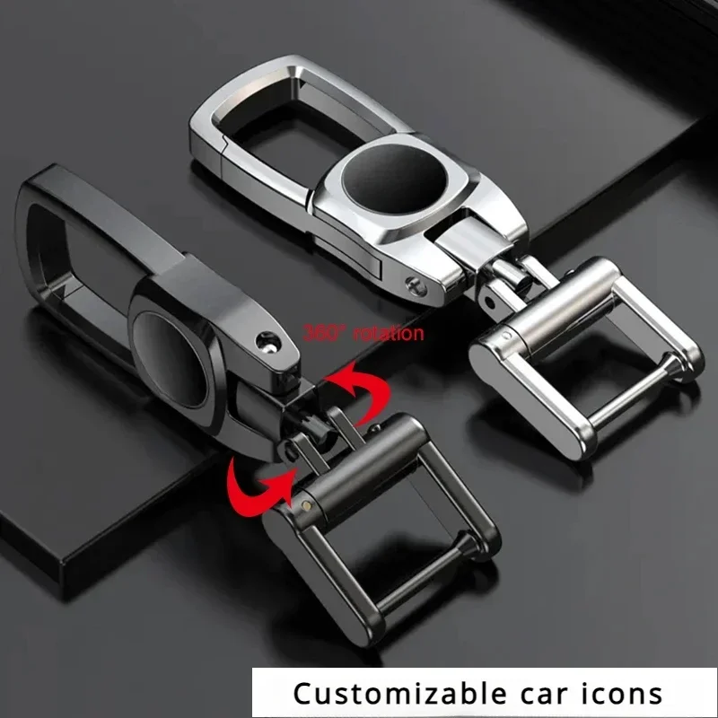 Car Key Rings Stainless Steel Keychain Keyring For BMW Mercedes Benz Audi VW Volkswagen Honda Lexus Toyota Mazda Nissan Skoda