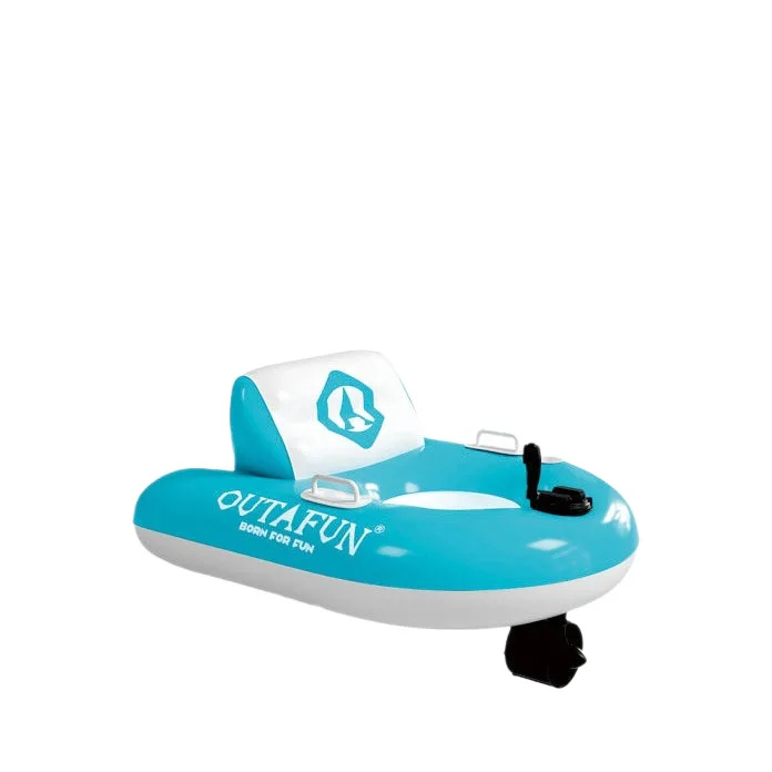 Electric single water inflatable floating row thruster floating row automatic thruster swimming ring can be rotated image 5
