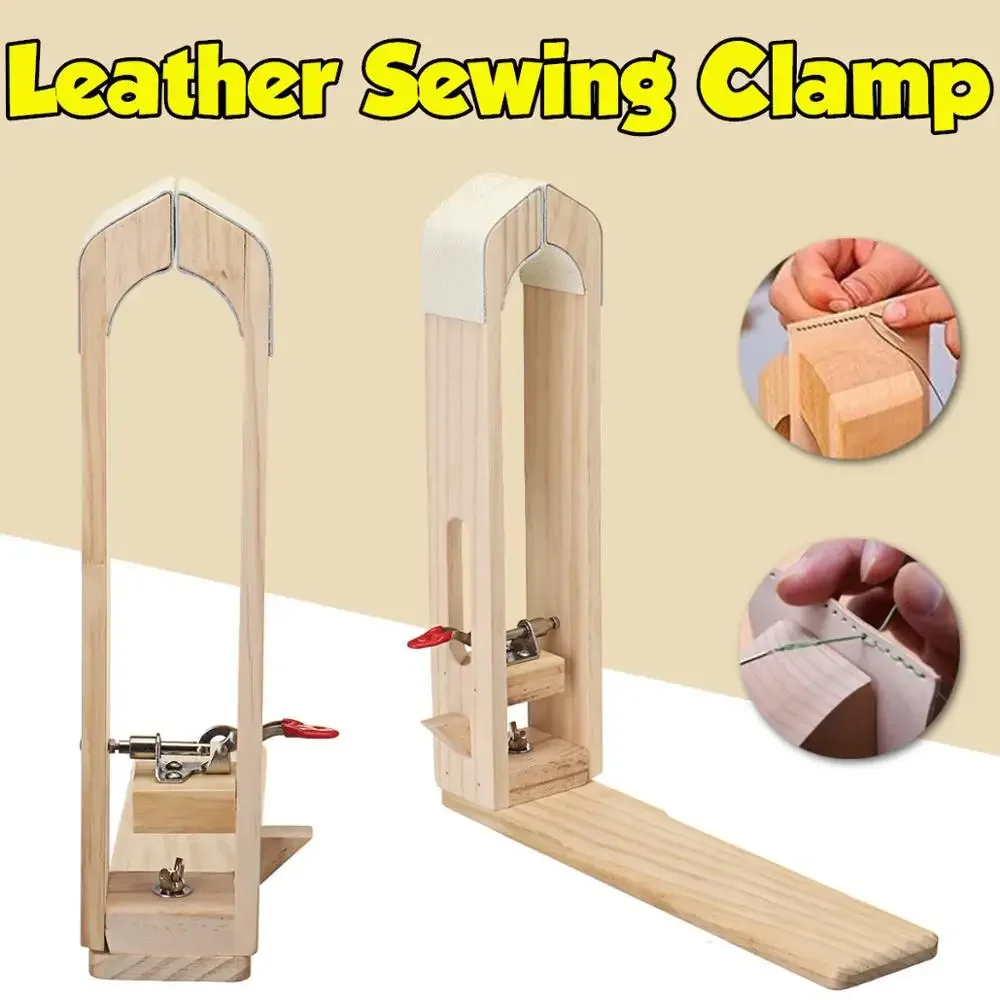 Household Leather craft Stitching Lacing Horse Sewing Clamp Home Wooden Table Desktop Tool