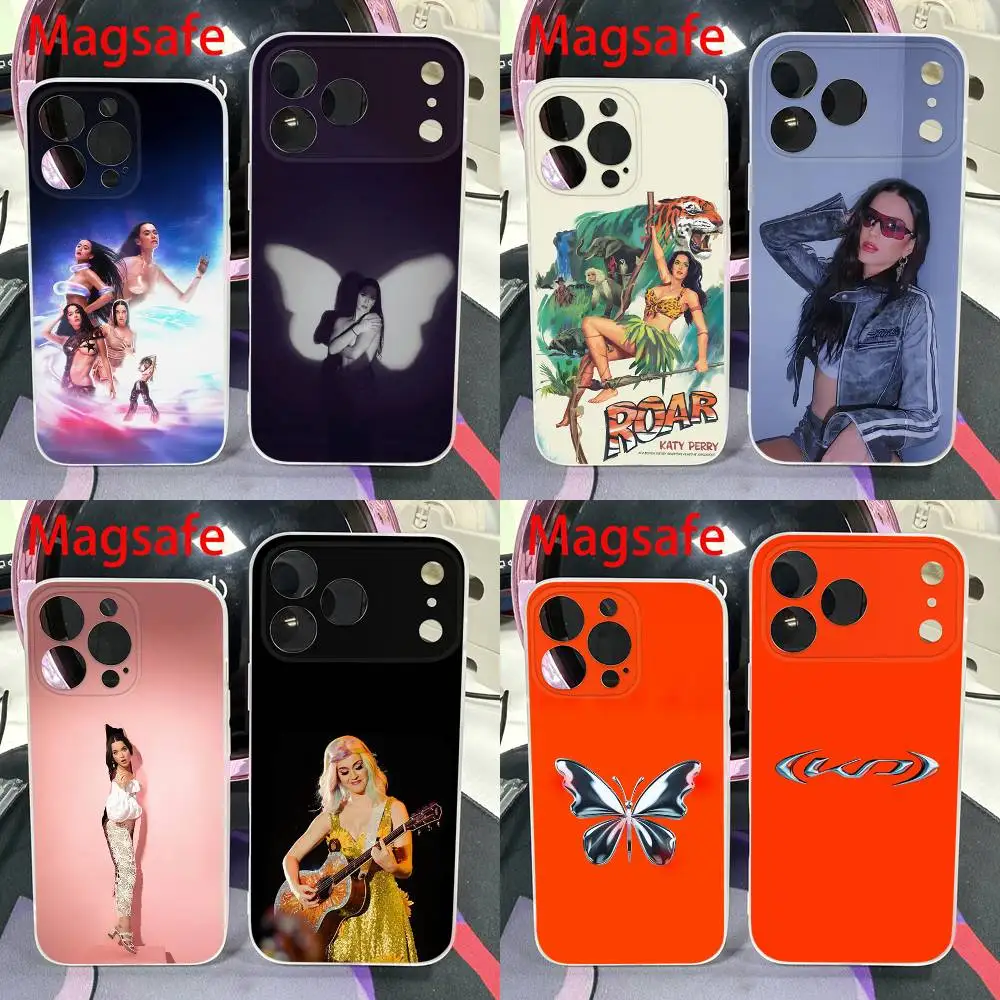 

Singer K-Katy Perry Roar Phone Case For iPhone 14,16,15,11,13,17,12,Air,Mini,Plus,E,Pro,Max Magnetic Magsafe Frosted Cover
