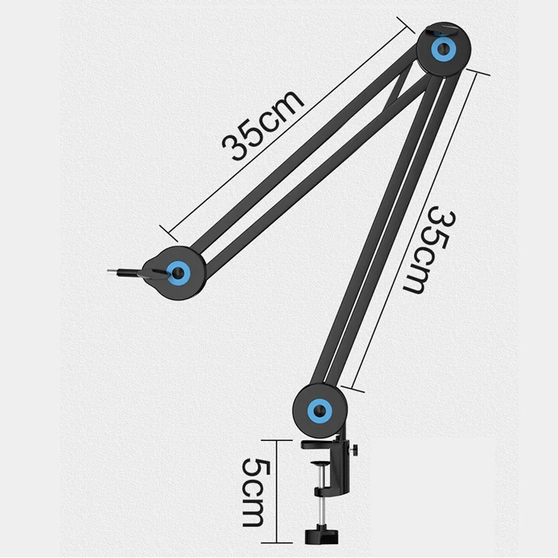 Mikrofon ausleger Arm ständer Hoch leistungs verstellbare Telefon kamera Mikrofonst änder Halterung für blaue Yeti Desktop ausziehbare Metall halterung