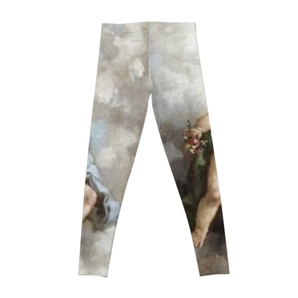 Angel Cherub Renaissance Esthetische Leggings Workout Leggings Leggings Voor Fitness