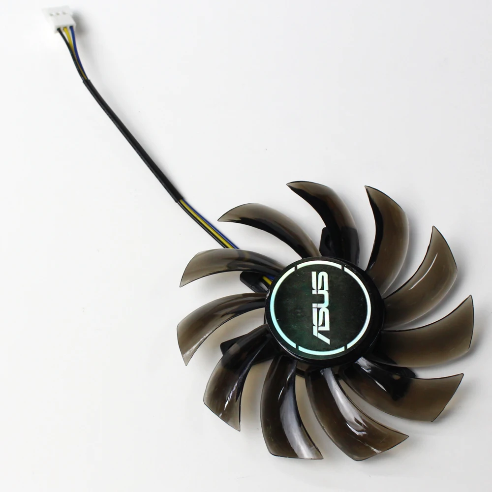 T 128010 Wentylator chłodzący kartę graficzną SU do ASUS GTX650TI 660Ti GTX750 760 GTX770 R7260 75mm Wentylator chłodzący kartę graficzną