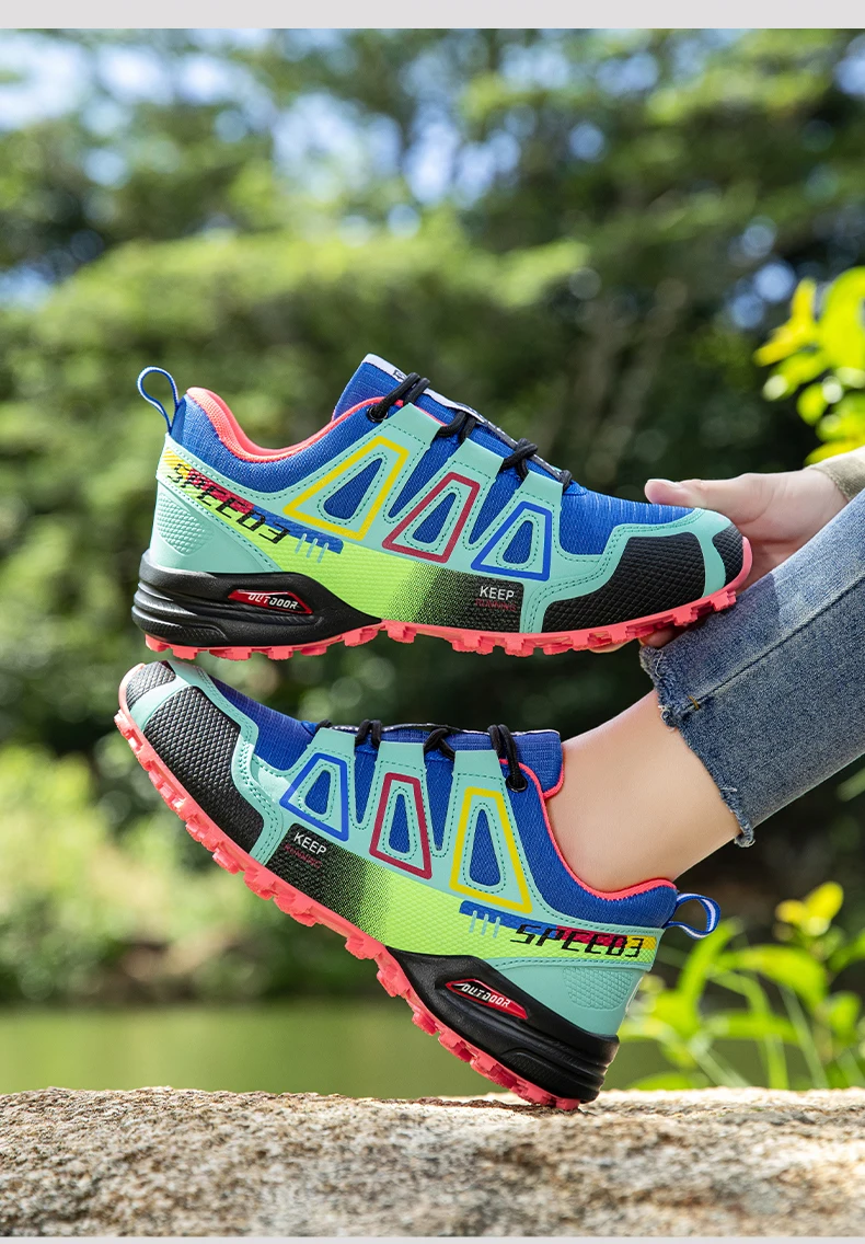 Wasserdichte Wanderstiefel für Herren und Damen, rutschfeste, atmungsaktive, leichte und langlebige Gummisohlen, geeignet für den Außenbereich – Detail 31