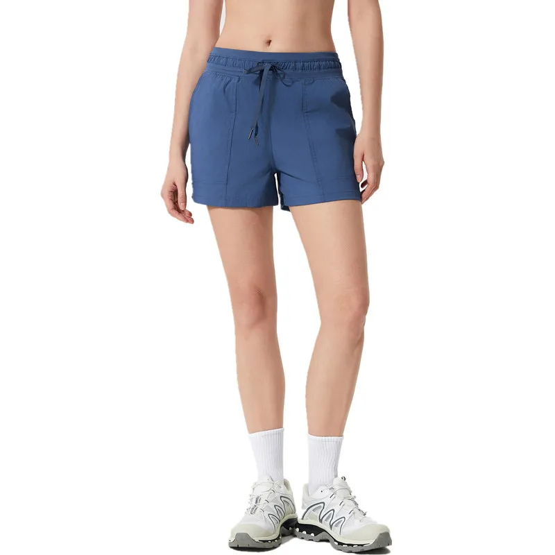 

Summer Loose Ice Sensation Sports Shorts for Women's Gym Moisture-wicking Yoga Fitness Workout Shorts Breathable Running Pants