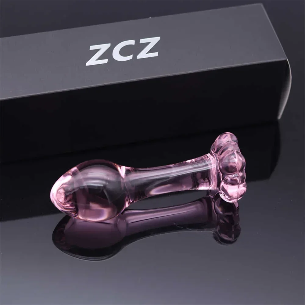 G-Spot Vaginale Stimulatie vrouwelijke Masturbatie Stimulator Massage Glas Anale Plug Masturbatie Stimulator Anale Buttplug Dildo
