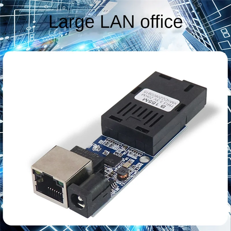 10Pairs Mini Fiber Optical Media Converter 10/100Mbps Single Mode Single 20Km Fiber SC Port Fiber Switch YDH
