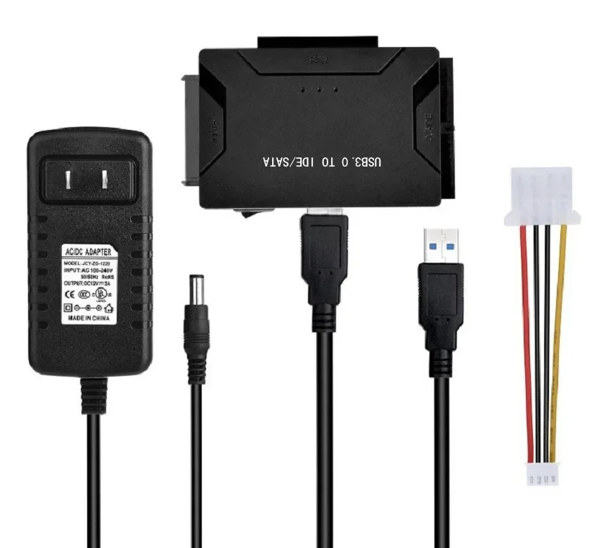 USB3.0 إلى SATA/IDE HDD محول القرص الصلب 2.5/3.5 بوصة صندوق القرص الصلب الخارجي 5 GBPS عالية السرعة الولايات المتحدة/الاتحاد الأوروبي/المملكة المتحدة التوصيل #3