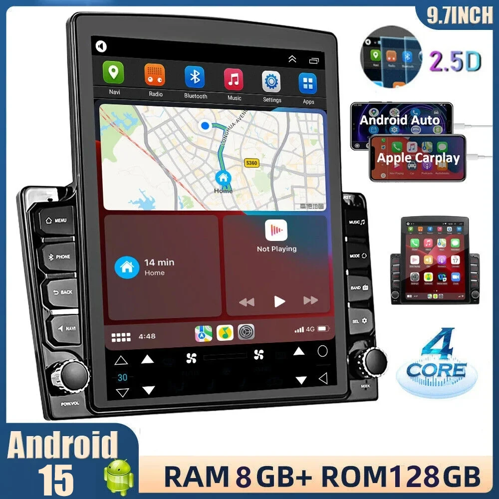 Android 15 Car Radio player navigation video multimedia 9.7