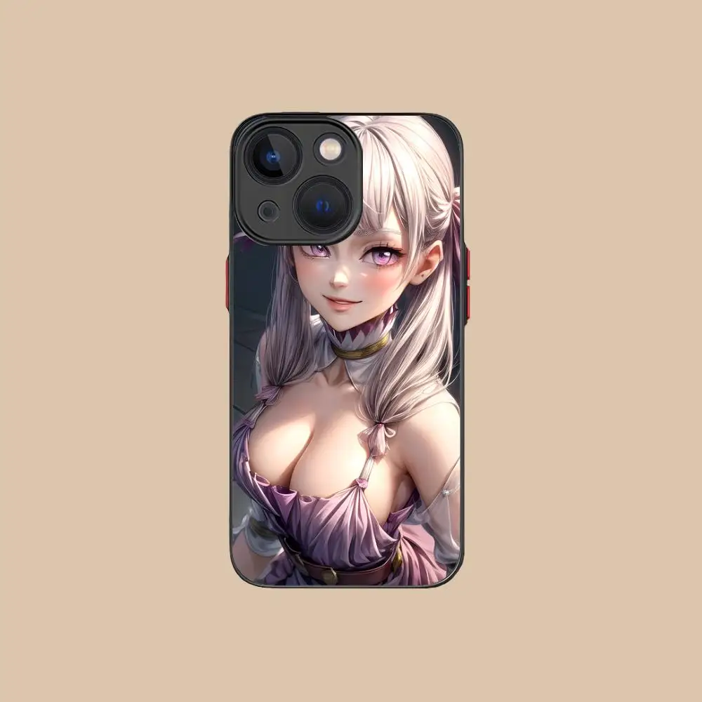 Black Clover Noelle Silva Phone Case for iPhone 16 15 14 13 12 11 X XR XS 8 7 Pro Max Plus Mini Colour Printing Silicone Cover