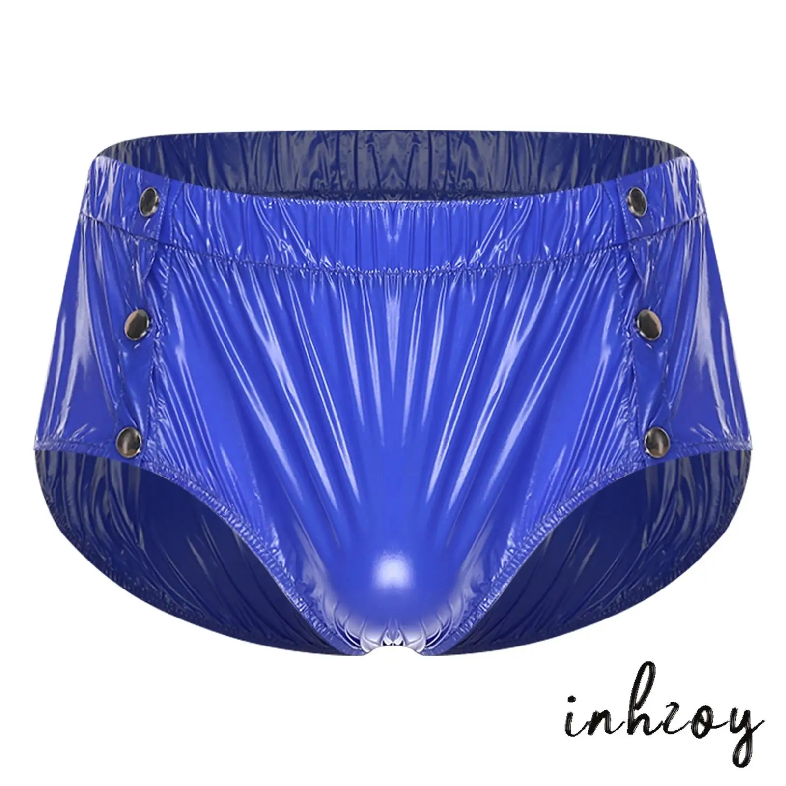 

Mens Waterproof Incontinence Diaper Cover Side Pressing Button Tear-away Washable Adaptive Underwear for Elderly Bedridden