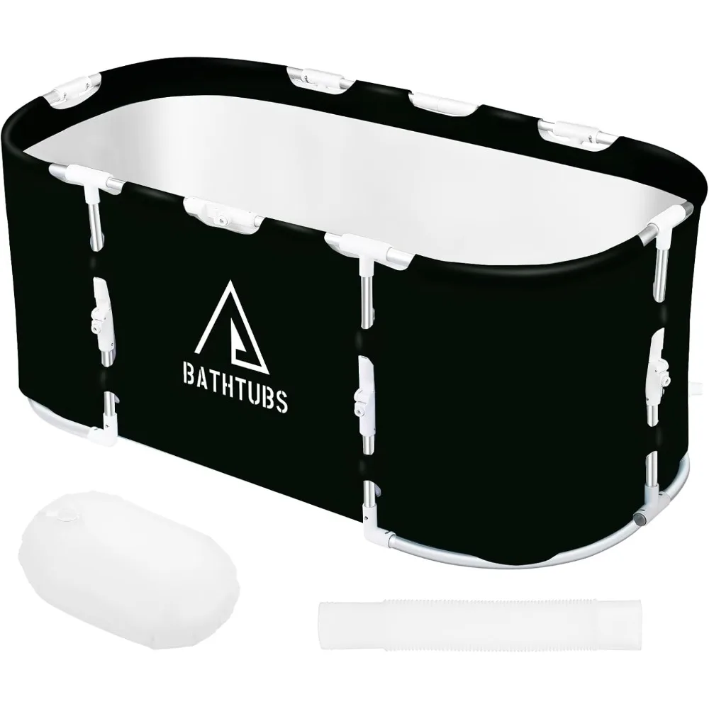 

Portable Foldable Bathtub Efficient Taintenance of Temperature (Black)