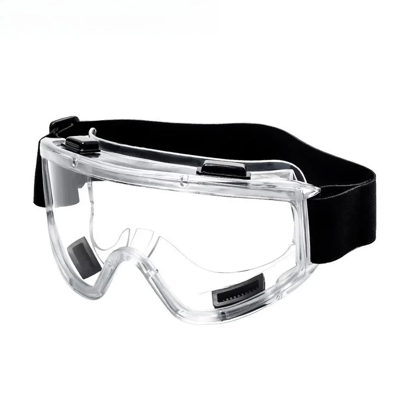

Safety Glasses - Splash-Proof, Dust-Proof & Sand-Proof Goggles, Adjustable Clear Eyewear for Cycling, Skiing and Sports