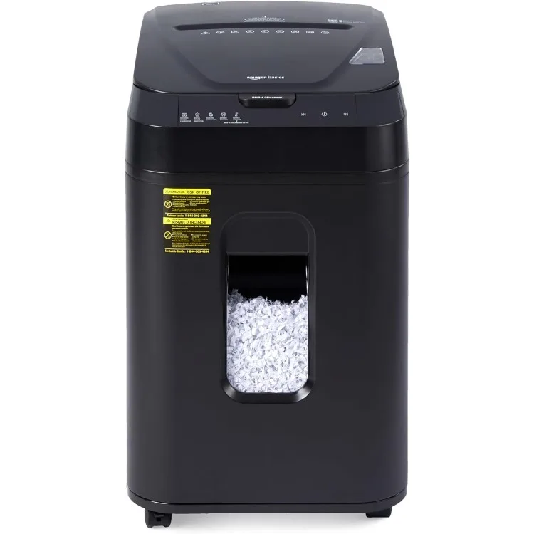 150 Sheet Autofeed Micro Cut Paper Shredder, Black