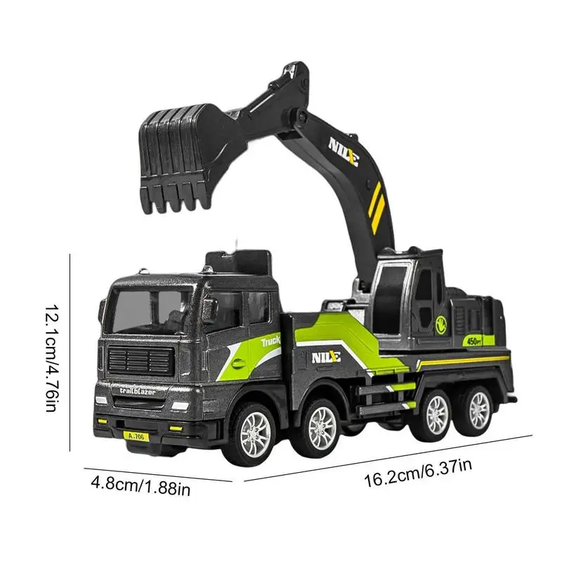 Small Construction Vehicles Portable Loader And Excavator Toys Inertia Construction Vehicle For Kids And Children Engineering