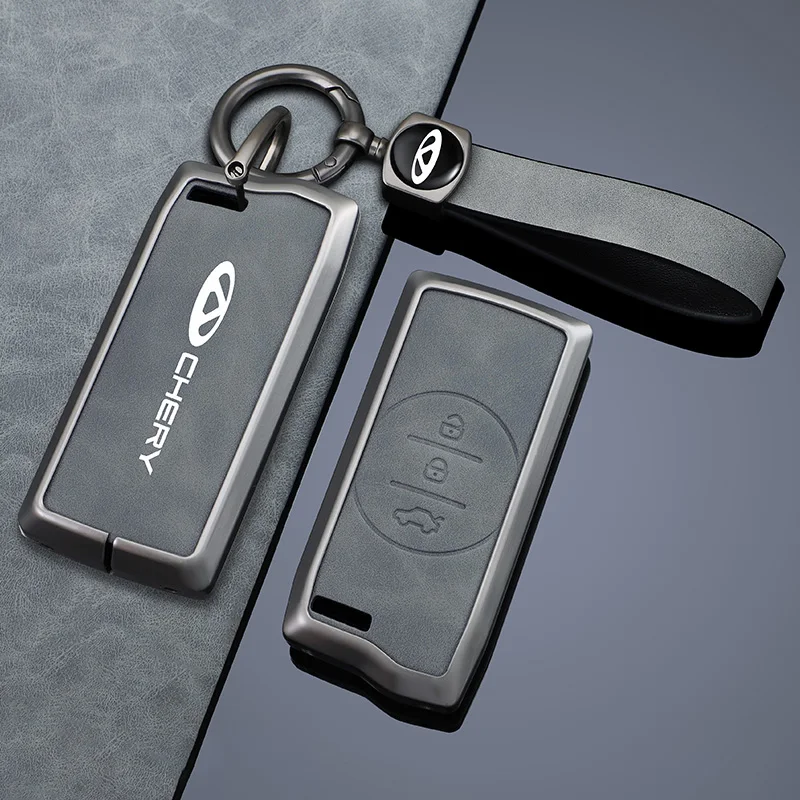 

Car Key Case Full Cover For Chery Tiggo 8 Arrizo 5 Pro Gx 3x 5x EQ7 Chery Tiggo 7 Pro EXEED TX ET-i TXL Keychain Accessories