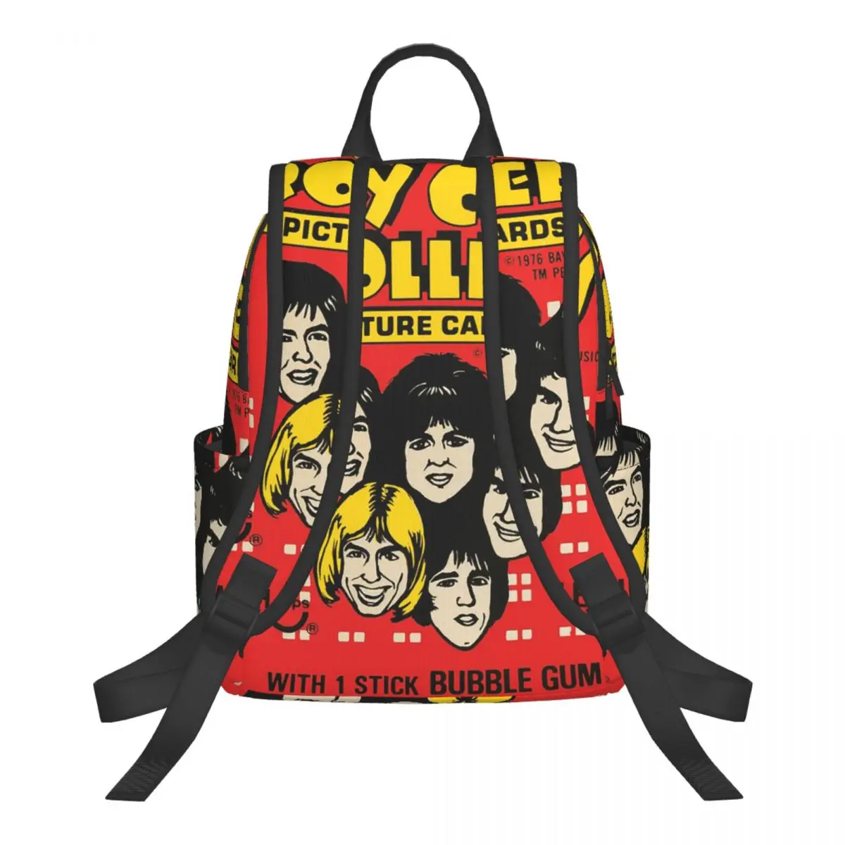 Bay City Rollers Music Band Student Backpack School Bag Hiking Travel Daypack for Boys Girls Bookbag Shoulder Bags