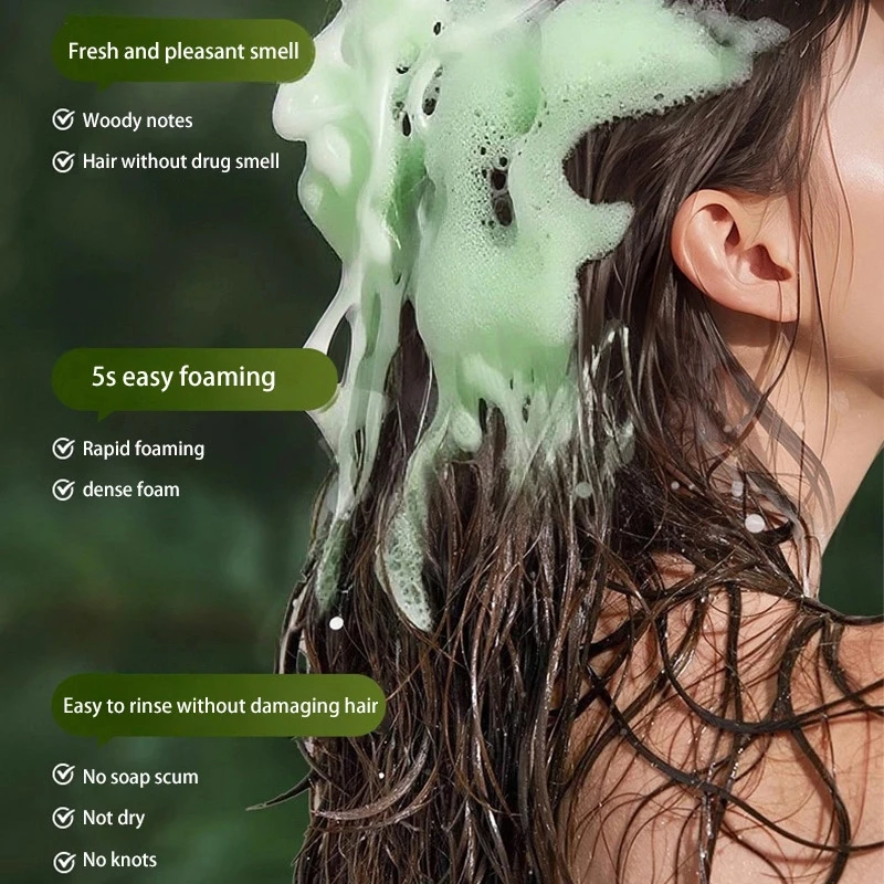 

Orchidaceae Usman Handmade Soap Grass Shampoo Hair Nourishing Hair Oil Control Refreshing Fluffy Soothing Hair Follicles Shampoo