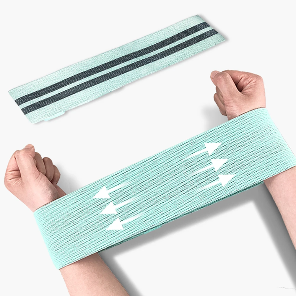 

Medium Resistance Yoga Hip Band Adjustable Non-Slip Thickened Elastic Loop Green for Fitness Exercise Hip Training Band