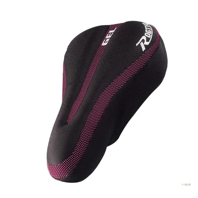 M5TC Bike Saddle Cover, Soft Silicone Padded Bike for Seat Cover Improved Comfort Breathable for Seat Cover