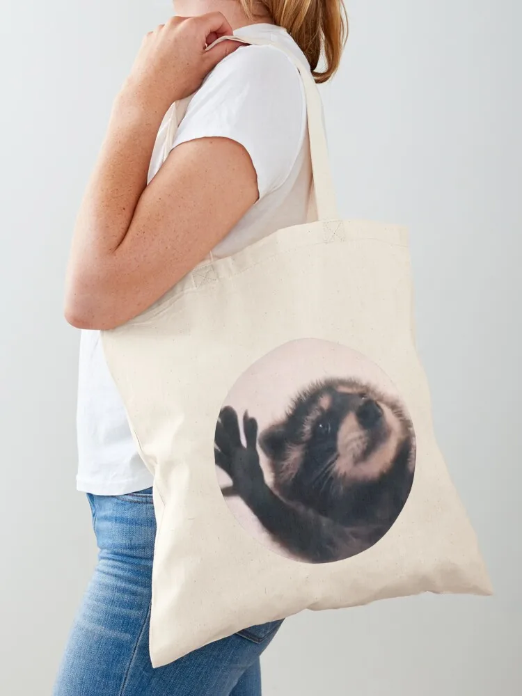 Pedro techno raccoon Tote Bag eco bag folding Women's bag free delivery bags