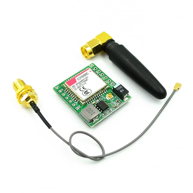 SIM800C GSM GPRS TTL Development Board with Antenna  Compatible with Air208S Wireless Module SIM7020C