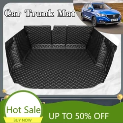Car Trunk Mat For MG ZS ZX ZST Astor ZS11 2018~2024 Dirt-resistant Fully Trunk Mat Rear Cargo Tray Car Accessories 2022 2023