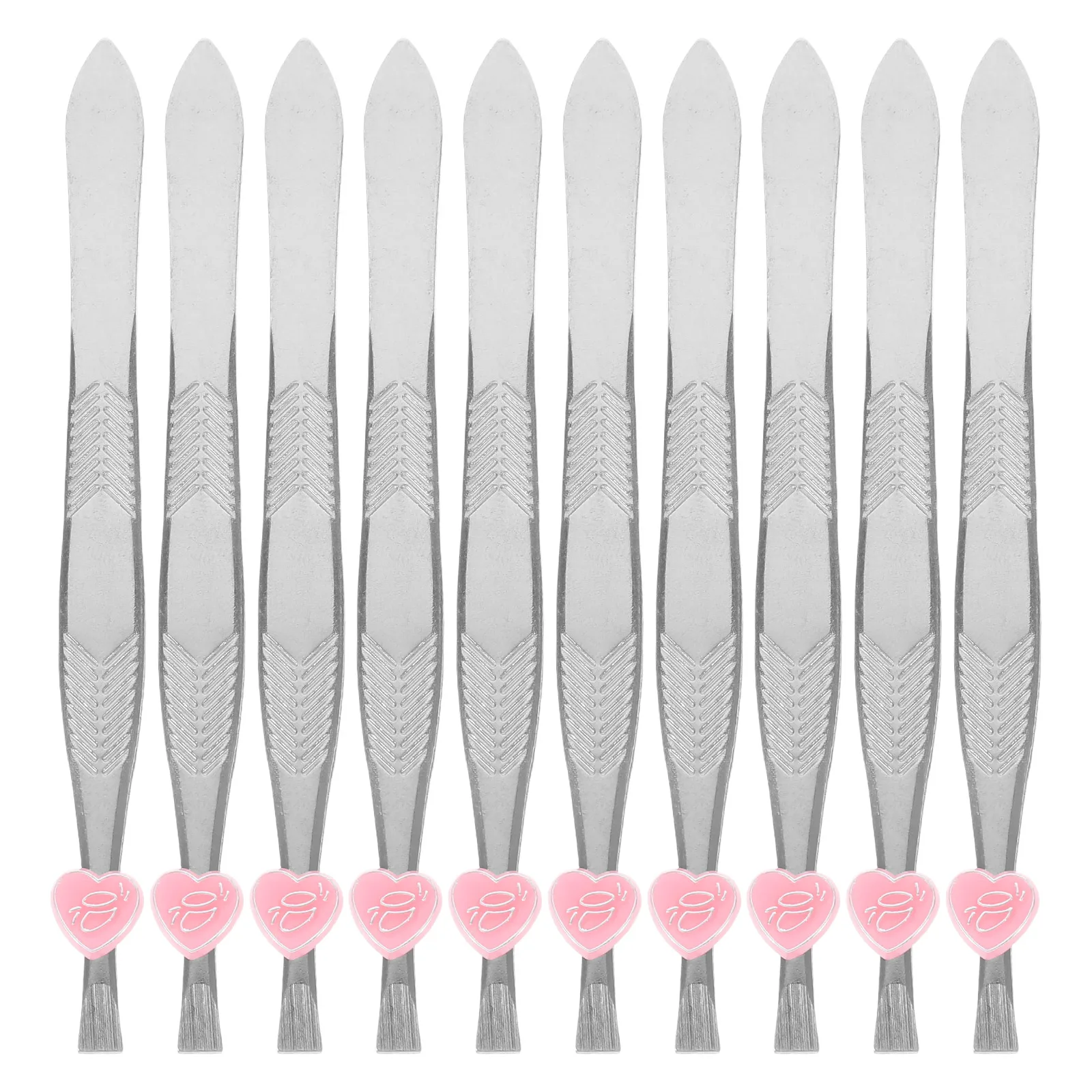 

24pcs Stainless Steel Eyebrow Anti-Rust Makeup Tweezers Lightweight Eyelash Tweezers Seamless Tip Hair Removal Tool For Travel
