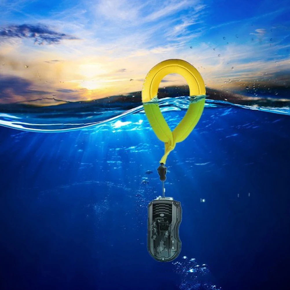 

2pcs Floating Straps Bright Neoprene Anti-lost Lanyards for Waterproof Cameras Wristband Hand Grip Straps