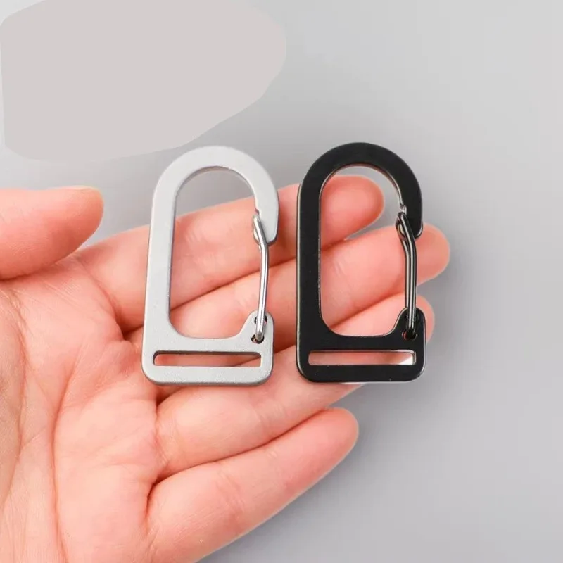 20pcs U-shaped Woven Belt Steel Wire Buckle Aluminum Alloy for DIY Key Rings Climbing Buckle Luggage and Bag Accessory view 4
