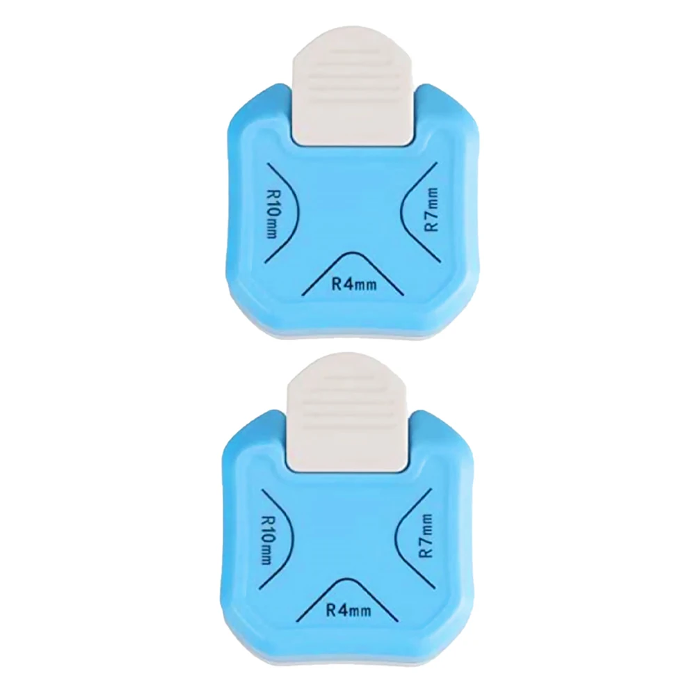 

2 Pcs Beautiful Angle Tilter Creative Scrapbooking Supply Paper Cutter Abs Corner Hole Punch Rounder Heavy Duty