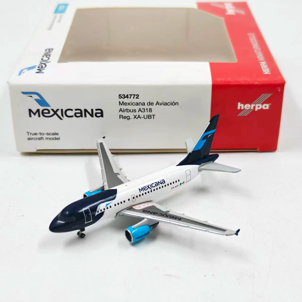 Modelo de Avión de Aleación Herpa a Escala 1:500, A318 534772
