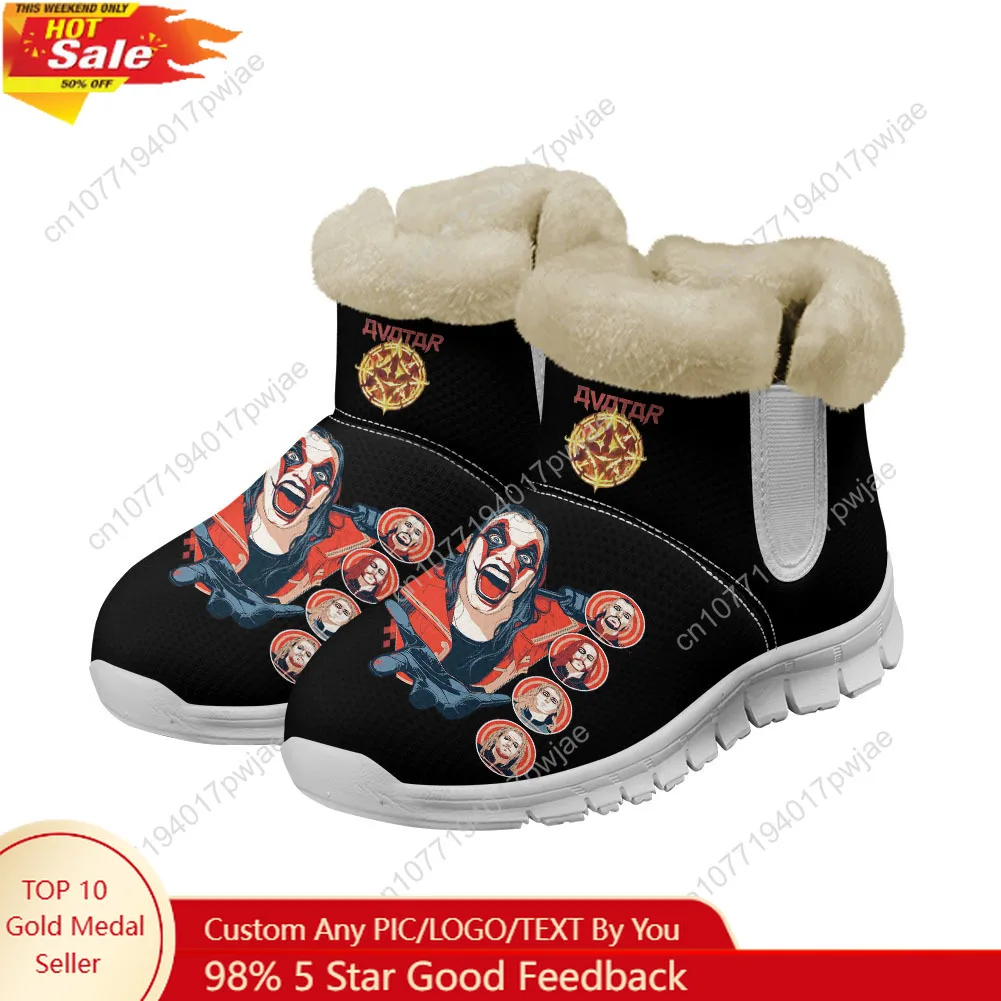 

Avatar Rock Band Snow Boots MensWomens Teenager Shoes Keep Warm Casual Winter Outdoors Boot Lightweight Sports Custom shoes