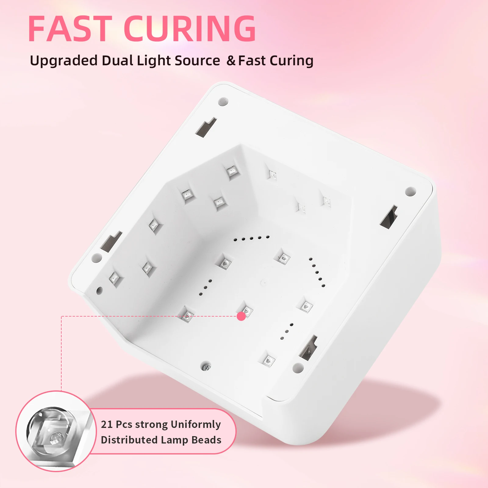 Professional 21LED Nail Lamp U - đánh giá và giá Photography Lighting Gel