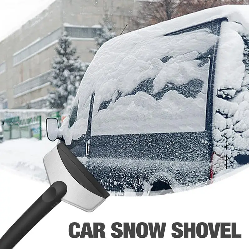 

Long Handle Non Slip Small Ice Scraper Automobile Portable Snow Shovel universal car Metal Snow Shovel For Removing Frost