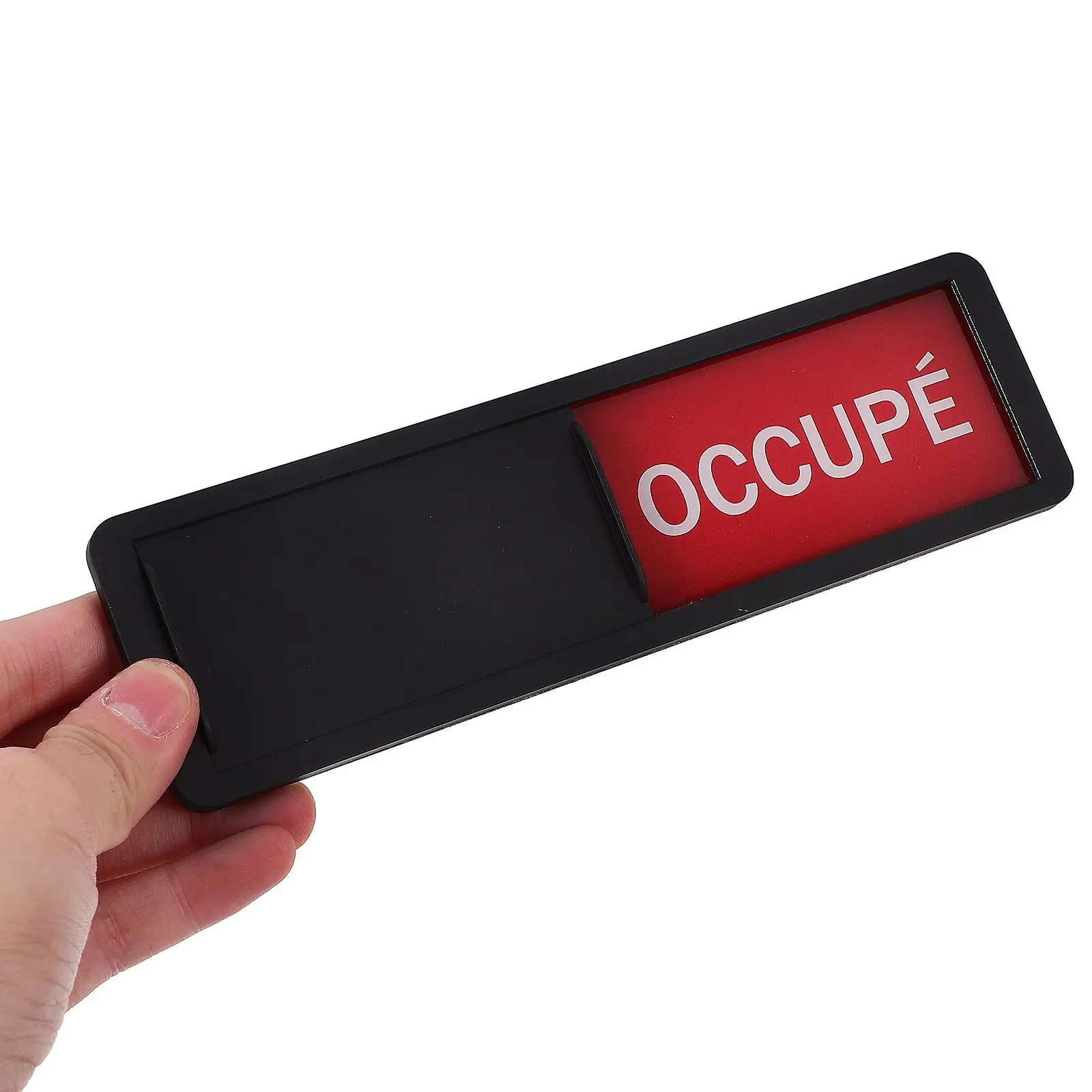 Status Switch Sign for Door In Use Vacant Privacy Conference Room Bathroom Marker High Visibility Office Sliding Door Signs