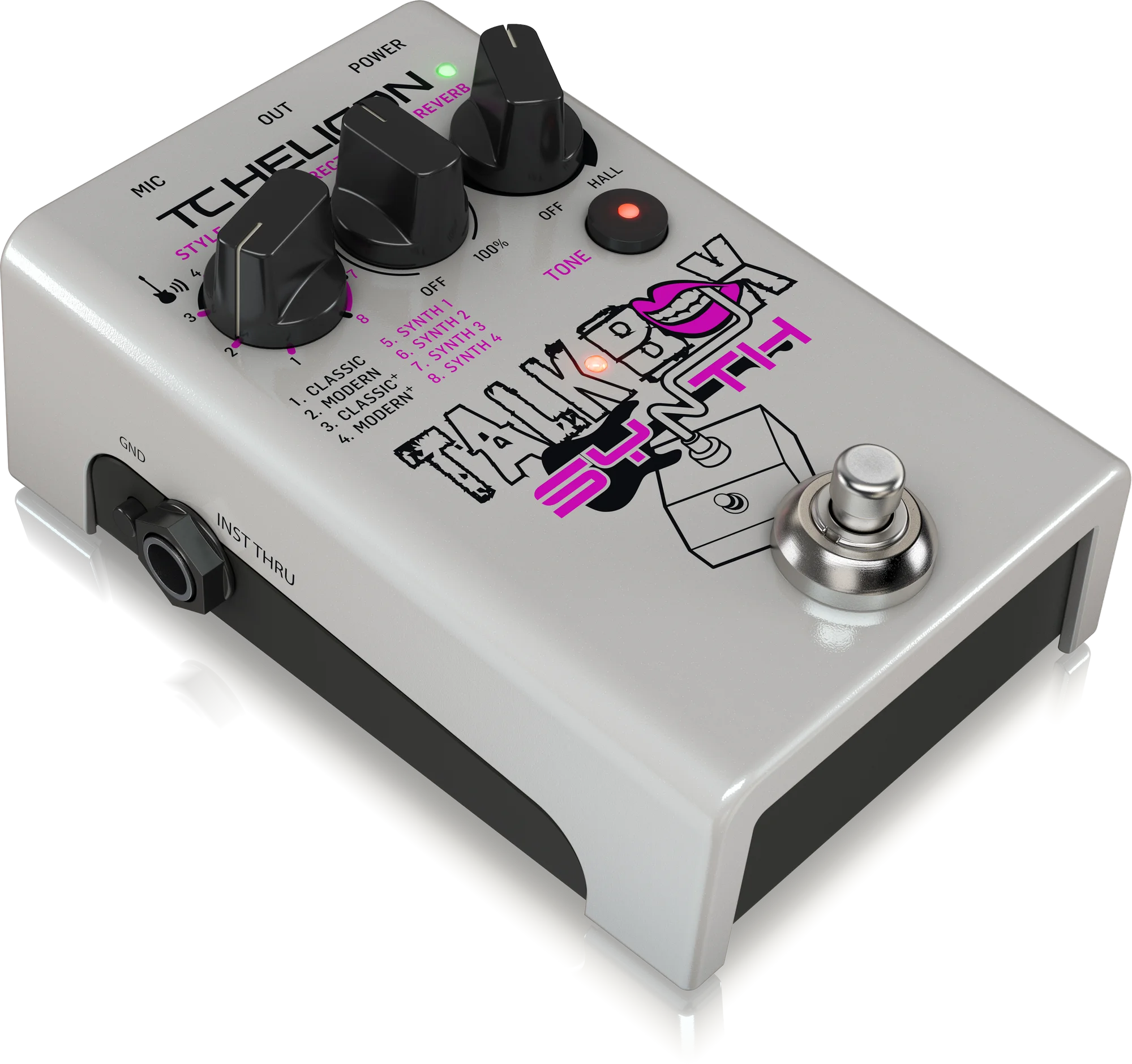 Tc Helicon TalkBox Synth Studio-Quality Stompbox for Guitar Talkbox Effects and Vocal Tone Polishing