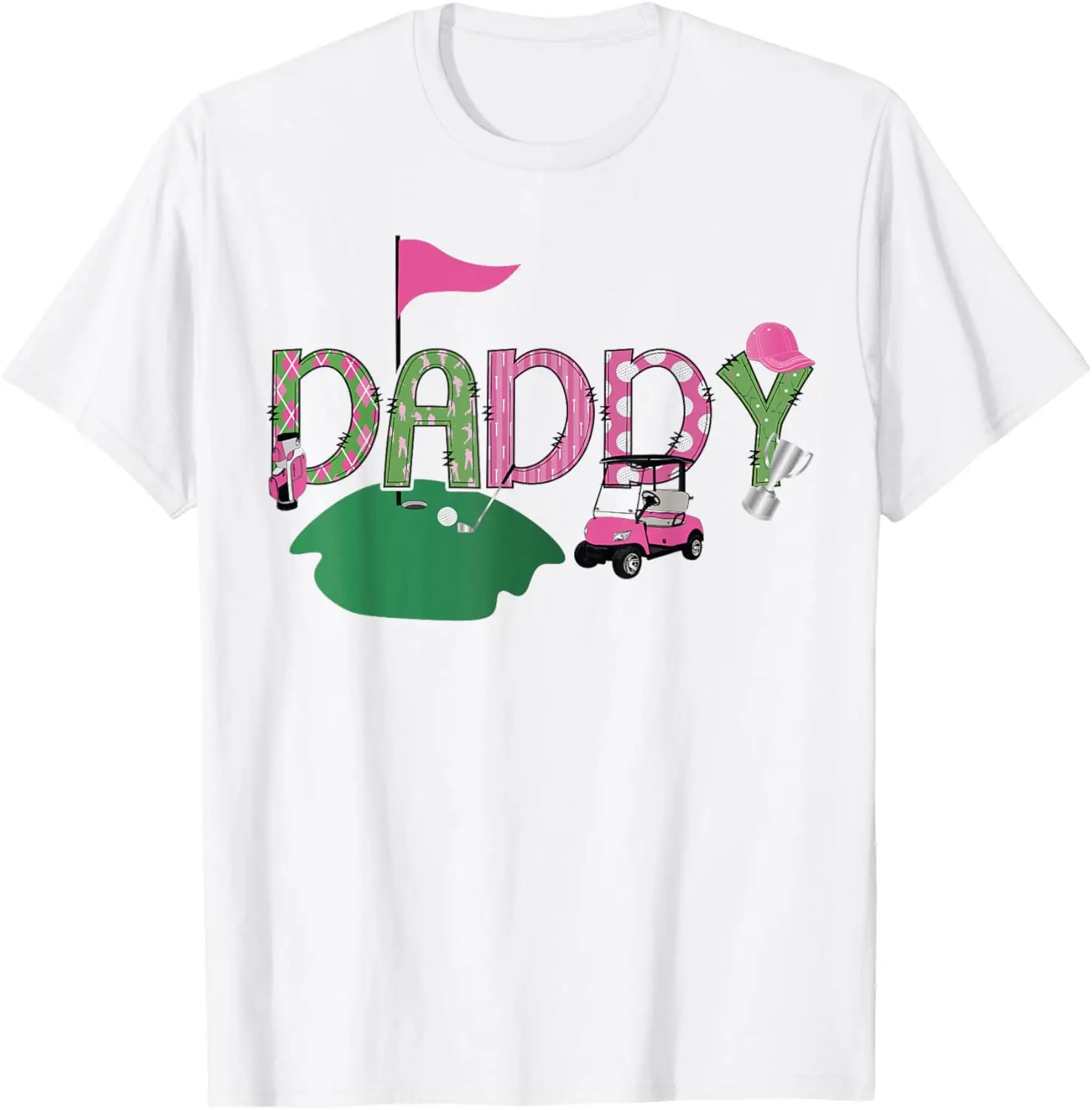 

Golf Daddy Hole In One Golf 1St Birthday Party T-Shirt