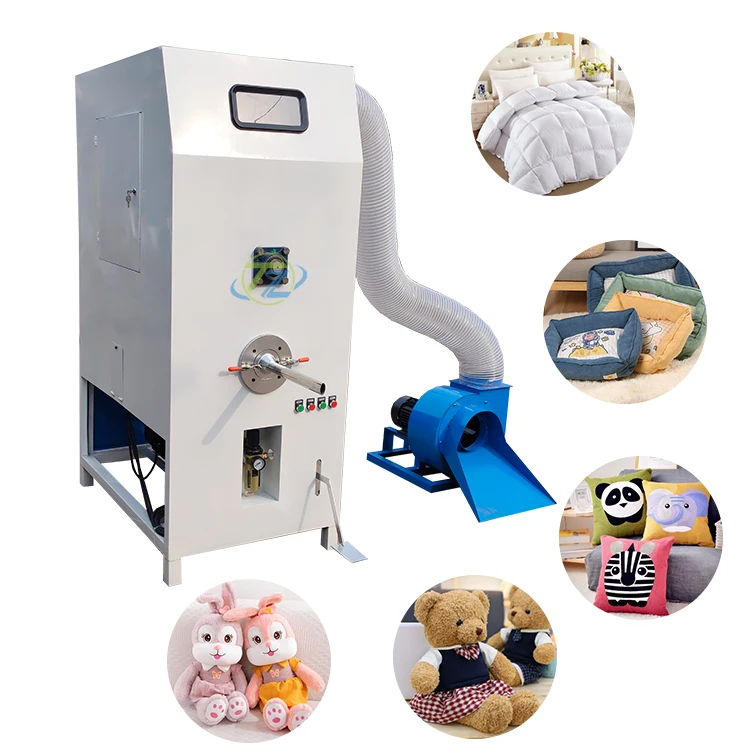 New Condition Soft Toy Filling Machine for Plush Toys Pillow Fiber Opening Motor Bearing Core Components Textile Filling