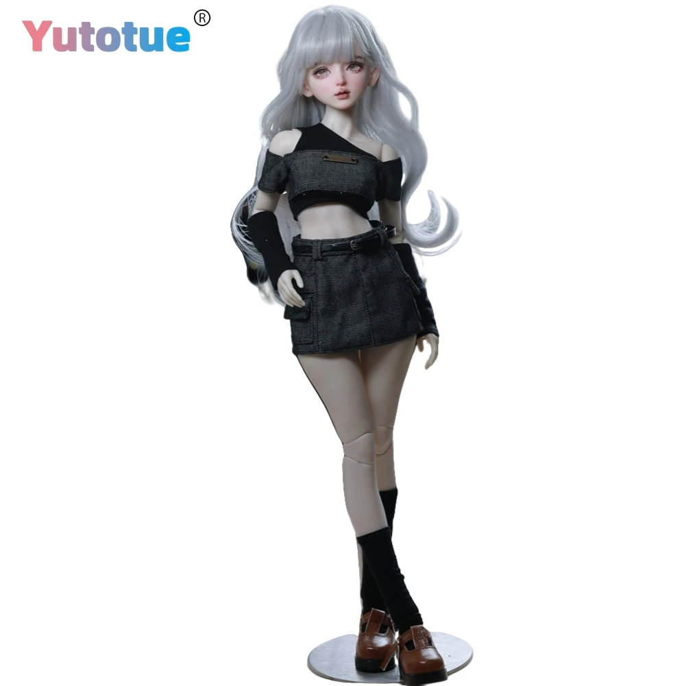 YUTOTUE 1/4 BJD Doll Toy Pretty Female Doll Makeup Lifelike Fashion Outfits Removable PVC Ball Jointed Doll