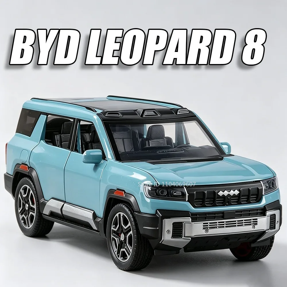 1:32 BYD Leopard 8 U8 Geländewagen-Modell Spielzeugauto aus Legierung mit Öffnenden Türen, Rückziehfunktion, Simuliertem Interieur und Interaktiven Elementen als Geschenk