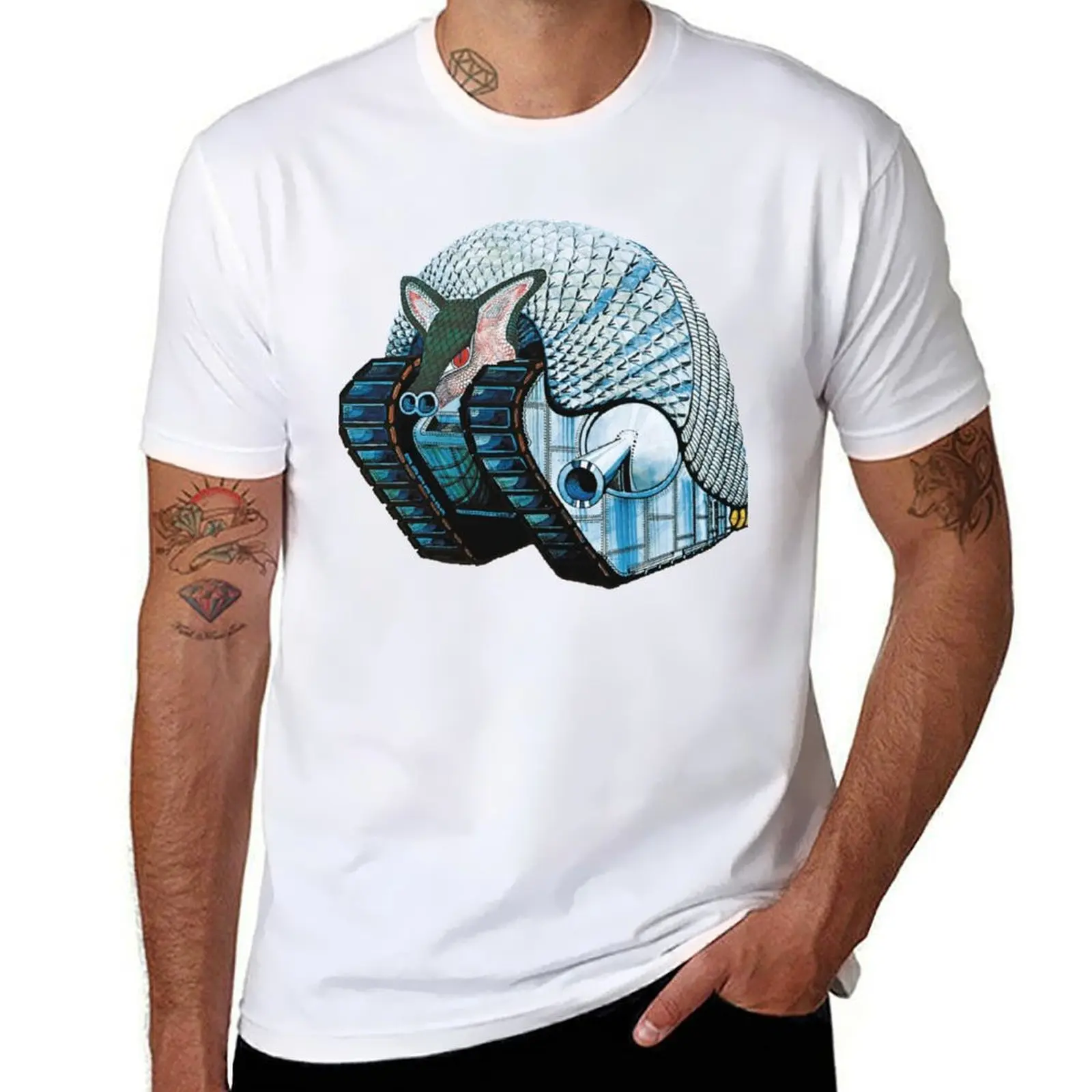 

Tarkus Emerson Lake and Palmer Logo Sticker T-Shirt cotton t shirt pack man t shirts for men T-Shirt