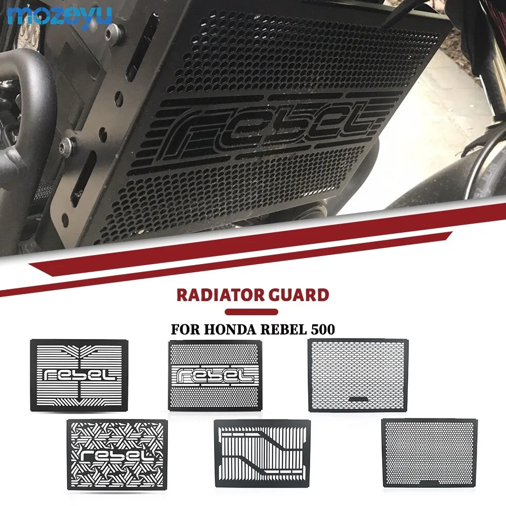 

Radiator Grille Guard For Honda Rebel 300 500 CMX300 CMX500 2017-2026 Part Protection Cover Protector Motorcycle Accessories