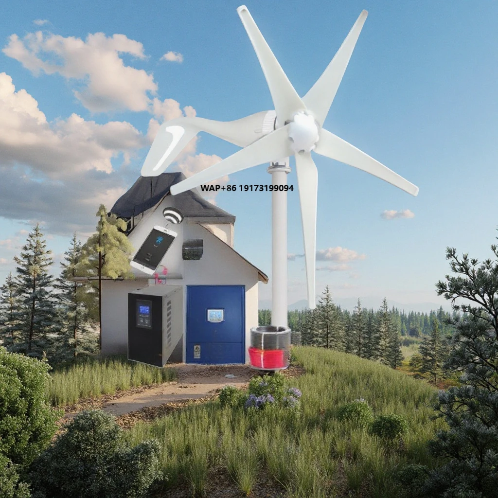 

All-in-One 48V 2KW 1KW CE Wind Generator Hot South Africa & Ukraine Model 24V 1KW Wind Generator CE Certified