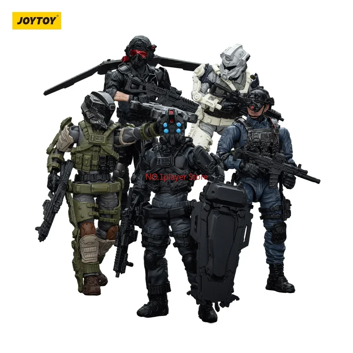 

JOYTOY Dark Source 1/18 Action Figures Anime 10cm Army Builder Promotion Pack 4 Collection Model Toys Garage Kit Toy Model