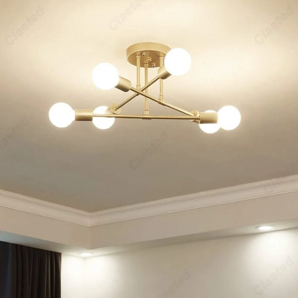 

Креативный и простой светодиодный дидритный потолочный светильник в европейском стиле для гостиной, коридора, кабинета, спальни, декоративные светильники