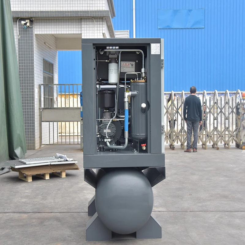 Factory Price Compresor D Aire 15kw 22kw 16 Air Compressor All In One Industrial Screw Air Compressor For Laser Cutting